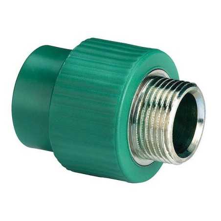 Conector Macho 25mm 3/4'' Rosca Exterior Tuboplus ( 2 Pzas )